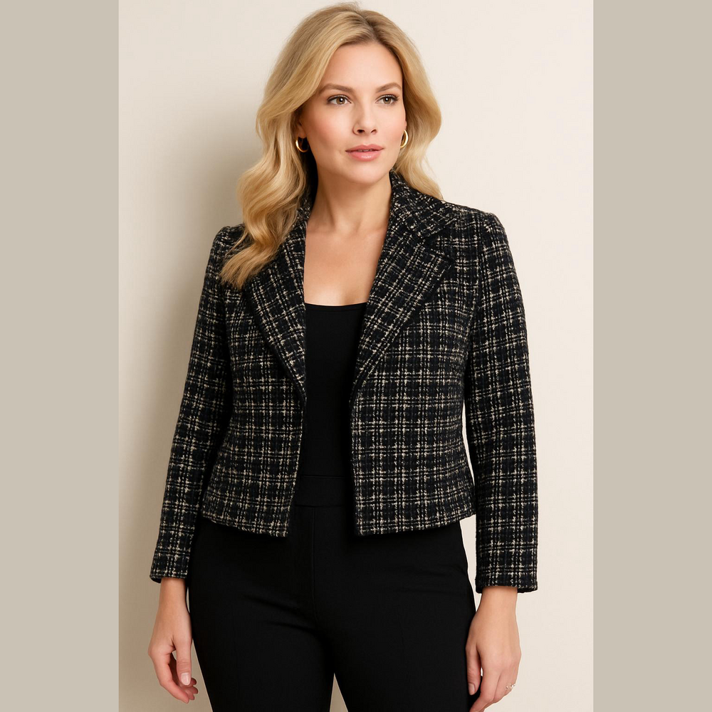 Linda Allard Ellen Tracy Tweed Blazer